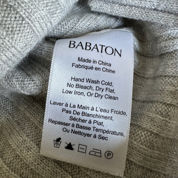 Babaton cropped long sleeve top - Picture 2 of 4
